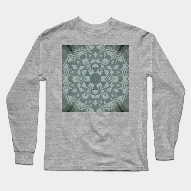 Reverse Graffitti Kaleidoscope Pattern (Seamless) 5 Long Sleeve T-Shirt by Swabcraft